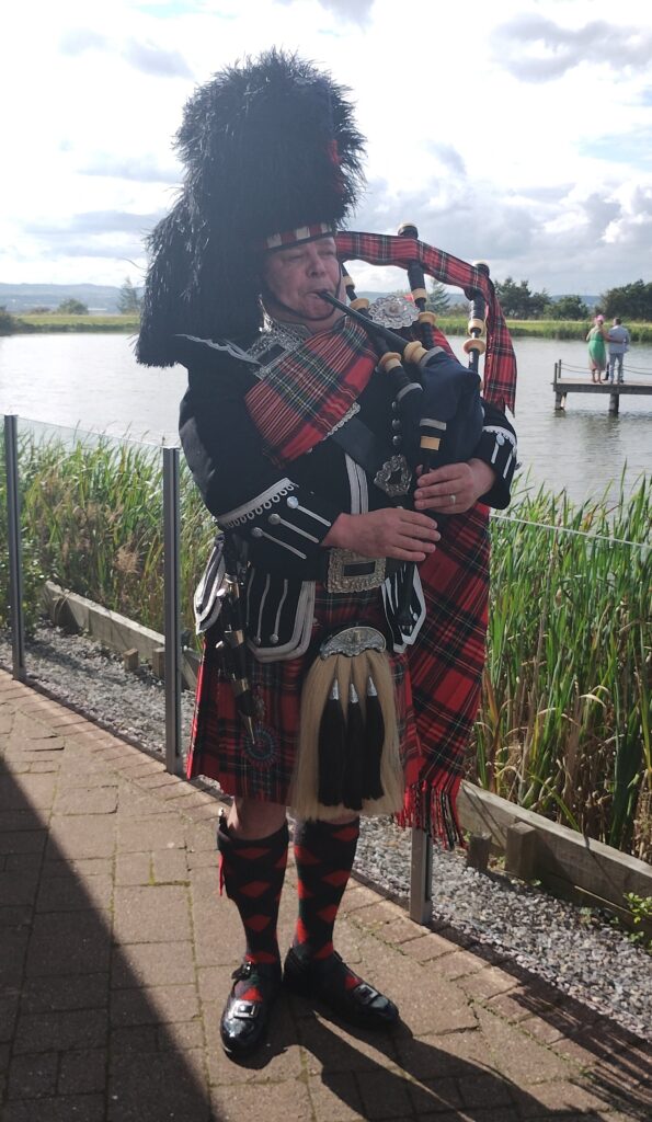 Elite Scots Piper at The Vu