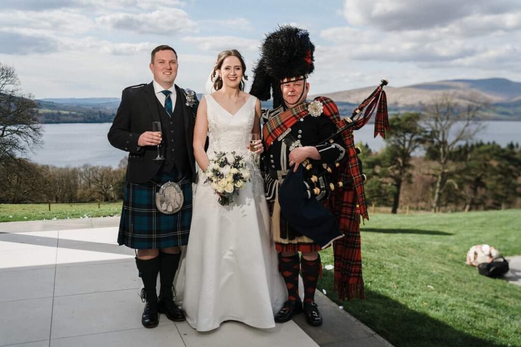 Wedding - Hire bagpiper